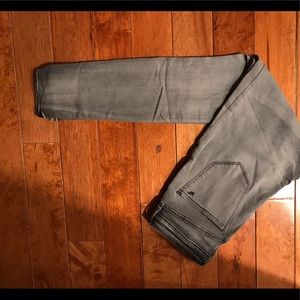 William Rast Grey Sculpted High Rise Jeans